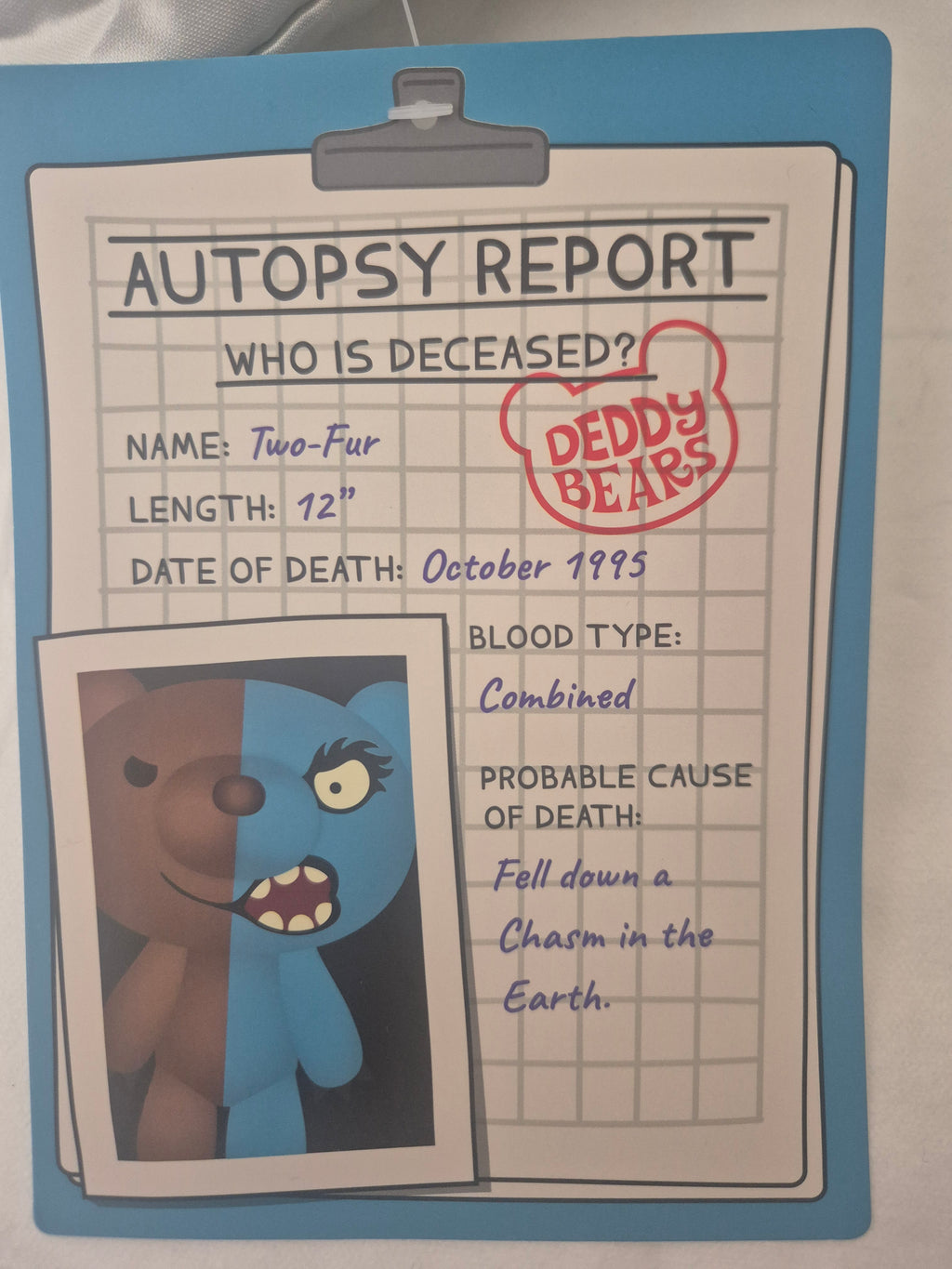 Deddy Bear Two-Fur